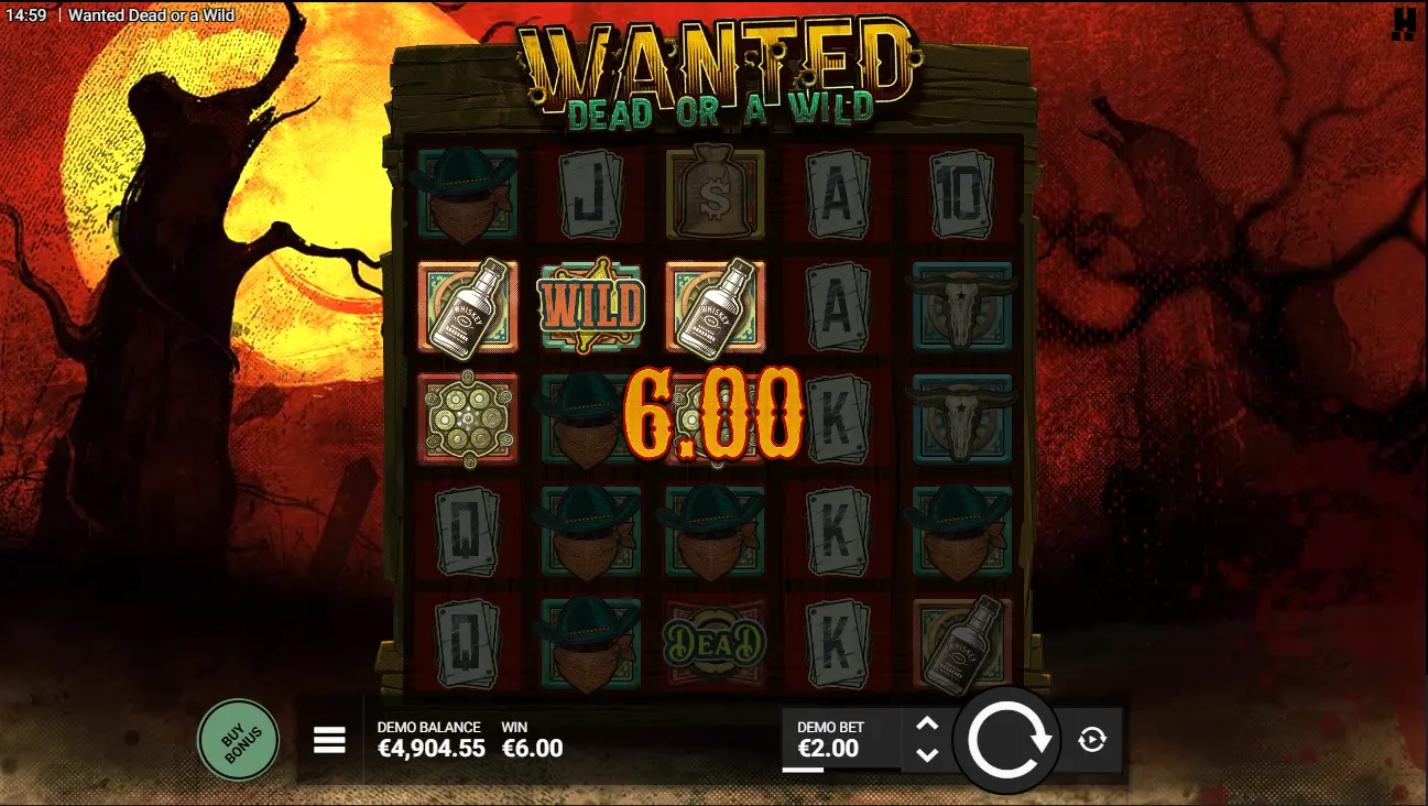 Wanted Dead or a Wild Slot Wild-Symbol Revolver-Icon