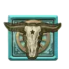Bull skull symbol